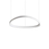 Oválny závesný luster GEMINI SP D61 v bielej farbe | Ideal Lux