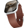 Epico Watch Strap Leather for Apple Watch SE/Series 1-9 (42/44/45 mm)/10 (46 mm)/Ultra (49 mm) – hnedý 9918131700006