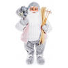 Dekorácia MagicHome Vianoce, Santa ružový, 60 cm