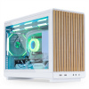 Lian Li DAN Cases A3-mATX Wood Edition, Tempered Glass, Micro-ATX - white A3W-WDG