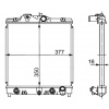 MAHLE Chladič, chlazení motoru BEHR CR 611 000S