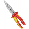 Kliešte univerzálne pre elektroinštaláciu 200mm VDE 1000V, 1386200 KNIPEX