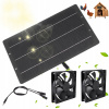 VENTILÁTOR S SOLÁRNYM PANELOM PRE SKLENÍKOVÚ HYDINU 12V 10W S KÁBLOM 120 CM