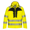 Portwest DX475 DX4 Hi-Vis Reflexná softshellová bunda žltá/čierna 4XL