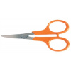 Nožnice na manikúru, 10 cm, zahnuté, FISKARS Classic, oranžová