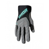Rukavice Thor Spectrum gray/black/mint 2022 detské