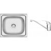 Kuchynská batéria - Oceľový umývadlo, Single -Chamber Oceľový umývadlo + batéria (Kuchynská batéria - Oceľový umývadlo, Single -Chamber Oceľový umývadlo + batéria)