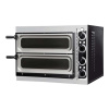 Prismafood Pec na pizzu 1 + 1 Ø 32 cm - 2400W - 230V | Prismafood Basic 2/40 Vetro
