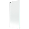 Mexen Next L paraván k vani 1-krídlový 80 x 150 cm, priehľadný, gun metal - 895-080-000-03-00-95