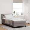 zahrada-XL Posteľ boxspring s matracom s matracmi Sivohnedá 80 x 200 cm 3341010