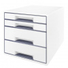 LEITZ Zásuvkový box Leitz WOW sivá (ES521301)