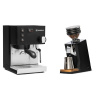 Rancilio Silvia BC, black + Eureka Mignon Zero 65 Speedy, CR black