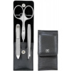Zwilling Twinox Asian Competence manikúra 3 ks kůže Nappa černá (pilník, pinzeta, nůžky) 97266-004