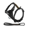 Kurgo Tru-Fit Quick Release Postroj pre psov s autopásom čierny S