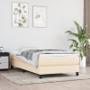 vidaXL Matrac s taštičkovými pružinami krémový 80x200x20 cm látka - Krémová - 174585-108840