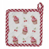 Bavlnená podložka pod riad pre deti Cherry Cupcake - 16x16 cm