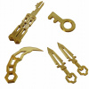 Súprava Keyrambit, Keylisong, Keynais Kľúč Rivals Roblox
