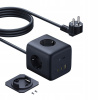 BASEUS KOCKA NAPÁJACIA LIŠTA NA ADAPTÉR 67W USB-A USB-C 3x ZÁSUVKA EU 1,5M