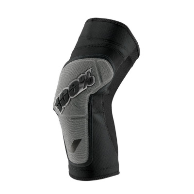 100% RIDECAMP Knee Guards Black/Grey - L