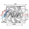 AVA Clever Choice Ventilátor chladenia motora FT7582