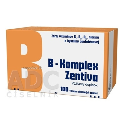 B-Komplex Zentiva tbl flm 1x100 ks, 8594739272057