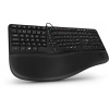 CONNECT IT FOR HEALTH ERGO drátová ergonomická klávesnice CZ + SK verze, ČERNÁ CKB-2800-CS