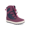 Dětské sněhule Merrell - Snow Bank 4.0 WTRPF navy/berry vínové