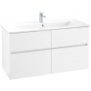 Villeroyboch VILLEROY & BOCH VERITY LINE skříňka pod umyvadlo 115,5x48,2x61,8 cm, 4 zásuvky, Glossy White