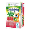 MEGAFYT Detský čaj BIO MALINA A JAHÔDKA ovocný čaj (od ukončeného 6. mesiaca) 20x1,75 g (35 g)