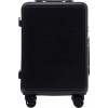 WINGS Čierny príručný kufor 55x45x25 bunting písomný kufor s príručná batožina 4 kolieska cestovný malý tvrdý abs s
