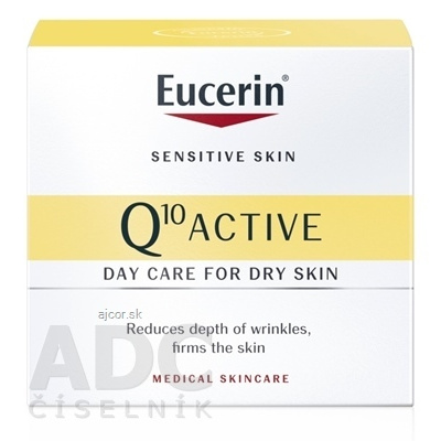 BEIERSDORF AG Eucerin Q10 ACTIVE denný krém proti vráskam vyhladzujúci na citlivú pokožku 1x50 ml