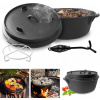 Kotlík na guľáš - BBQ Dutch Oven 7,3 l liatinový hrniec (BBQ Dutch Oven 7,3 l liatinový hrniec)