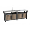 Zahradní skříňka Deco Unity Chef 415L jasan