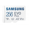 256 GB . microSDXC karta Samsung EVO Plus + adapter ( trieda U3, V30, A2 )
