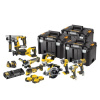 Dewalt DCK1012P4T aku súprava náradia 18V XR DCD796, DCF887, DCG405, DCS565, DCS382, DCH172, DCS356, DCS334, DCL040, DCE088NG18, 18 V XR 4x