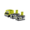 Ryobi RC18120-250 (set 18 V nabíjačky s akumulátorom 2x5,0 Ah )