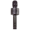 Mikrofón Karaoke Bluetooth čierny na batérie s USB káblom