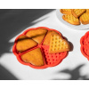Silikónová forma na wafle a palacinky v tvare srdiečok – domáce wafle bez vaflovača