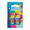 STAEDTLER 526 B20 rasoplast plastová guma - 2 ks - špeciálna edícia Happy - rôzne farby