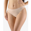 GINA Dámske bezšvové nohavičky s úzkym bokom Eco Bamboo | 00037P - béžová, S/M