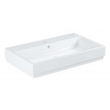 Grohe Cube Ceramic Umývadlo, 80x49 cm, s prepadom, otvor na batériu, PureGuard, alpská biela 3946900H-GR