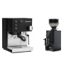 Rancilio Silvia BC, black + Eureka Mignon Zero 55s, BL black