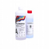 PourArt Epoxidová živica FLOWERA 20-24-950 číra UV++ Balenie A+B: 1,4 kg