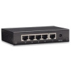 Intellinet 5portový gigabitový ethernetový prepínač, kovový