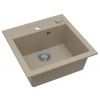Alveus FORMIC 20 kuchynský granitový drez so sifónom 52x51 - G-55 Beige 1107889