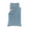 TRÄUMELAND povlečení Musselin 100/135 + 40/60 Jeansblau
