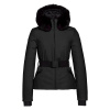Dámska bunda Goldbergh HIDA FAUX BORDER - čierna XXL