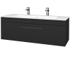 Dreja Kúpeľňová skrinka ASTON SZZ 120 - N03 Graphite / Úchytka T06 / N03 Graphite
