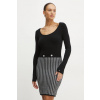 Šaty Guess GABRIELLA čierna farba, mini, priliehavé, W5RK12 Z3KX0 W5RK12.Z3KX0 XL