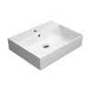 Keramické umývadlo KUBE X 60x47 cm, biela ExtraGlaze, prepracovaná verzia, 94319111